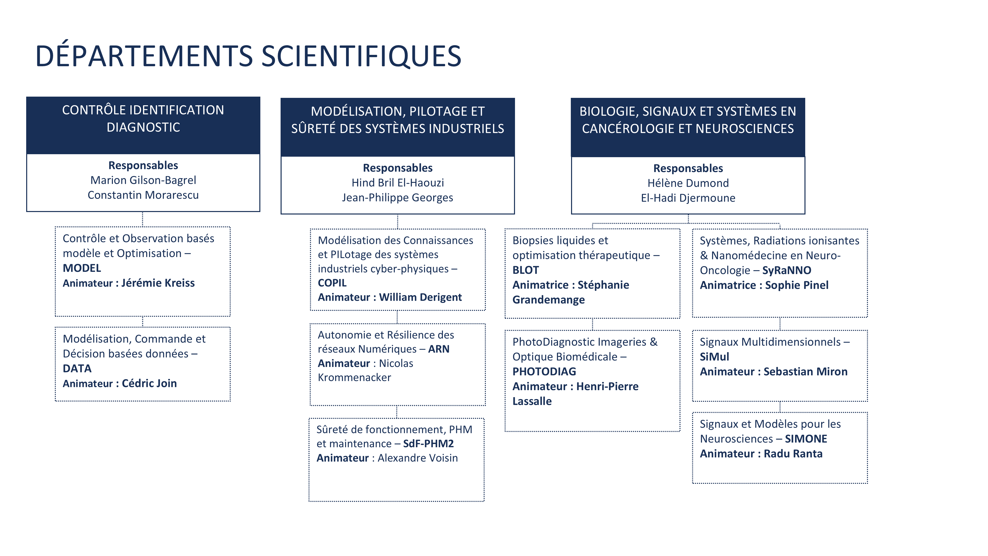 Organigramme global du CRAN